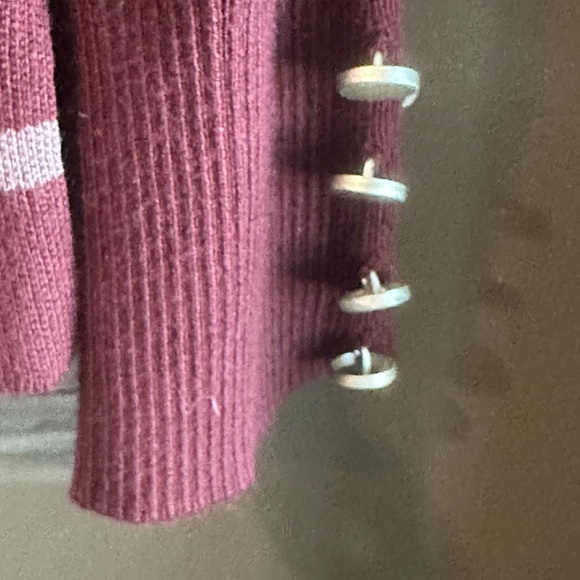 Pretty maroon sweater by Lety & Me Size S - Picture 3 of 3